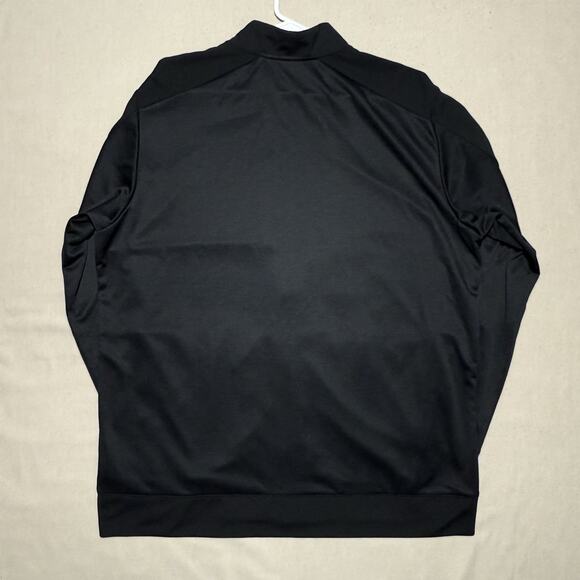 NWT Mens Adidas Team Issue Bomber Track Athletic Jacket Black Full Zip XL EH5830 - Picture 3 of 8